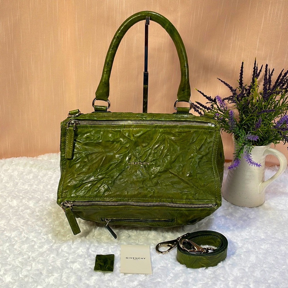 Givenchy Pandora Medium Pepe Khaki Green Ombré